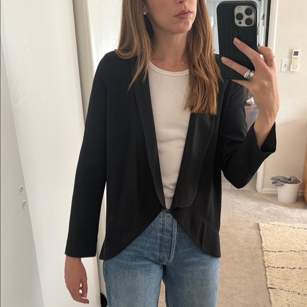 Women's Black Tuxedo Blazer